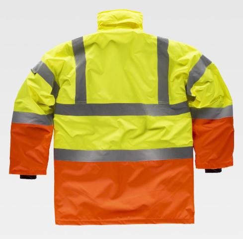 Parka De Alta Visibilidad En Dos Colores Con Cintas Reflectantes En El Cuerpo Y Mangas Epsylon Roly 93875446
